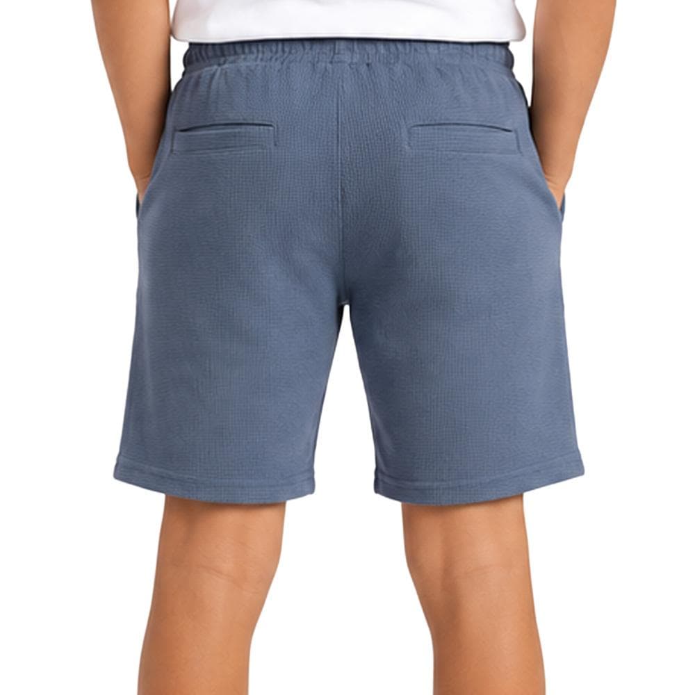 Short Bleu Foncé Garçon Paname Brothers Texture Indigo 2