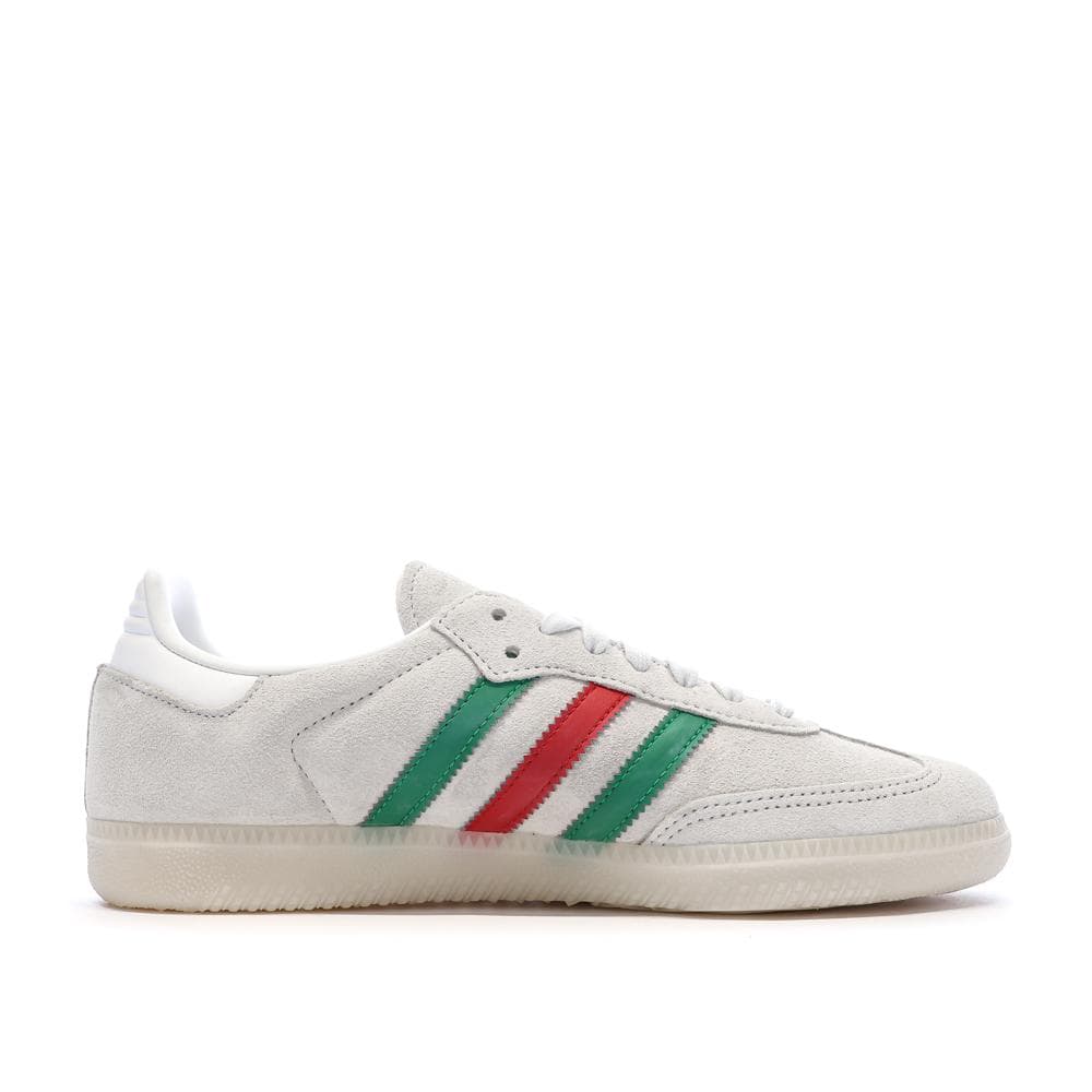 Baskets Grises/Vertes/Rouges Homme Adidas Samba 2