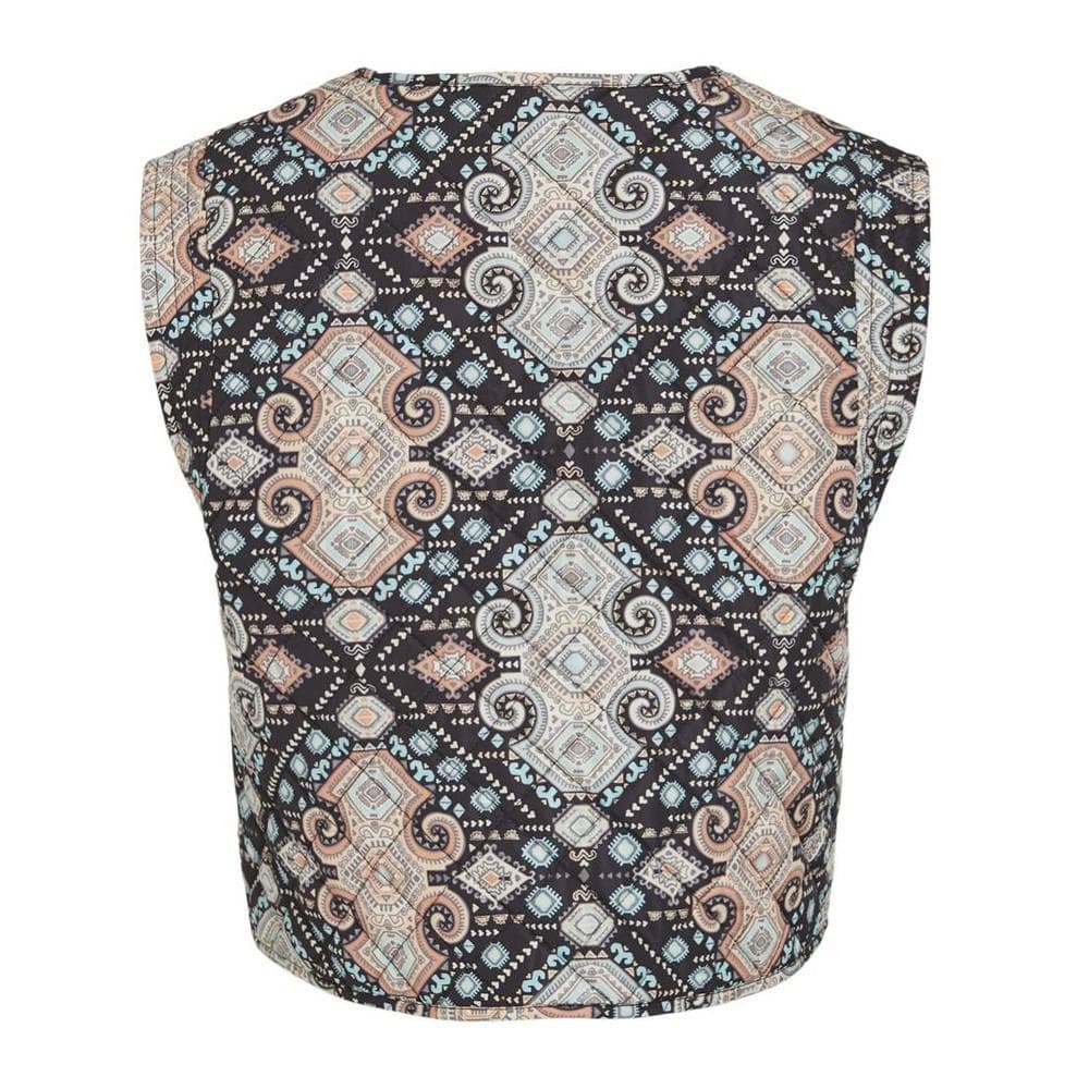 Gilet Noir à motif Femme Vila Vietra Quilted 2