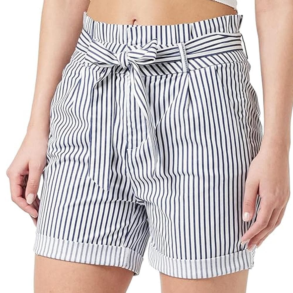 Short Blanc/Marine Femme Vero Moda Eva 1