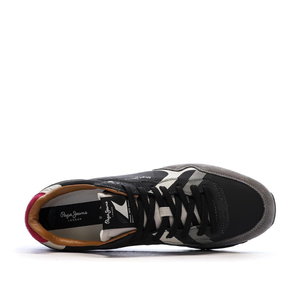 Baskets Noires/Grises Homme Pepe jeans Brit Prints 4