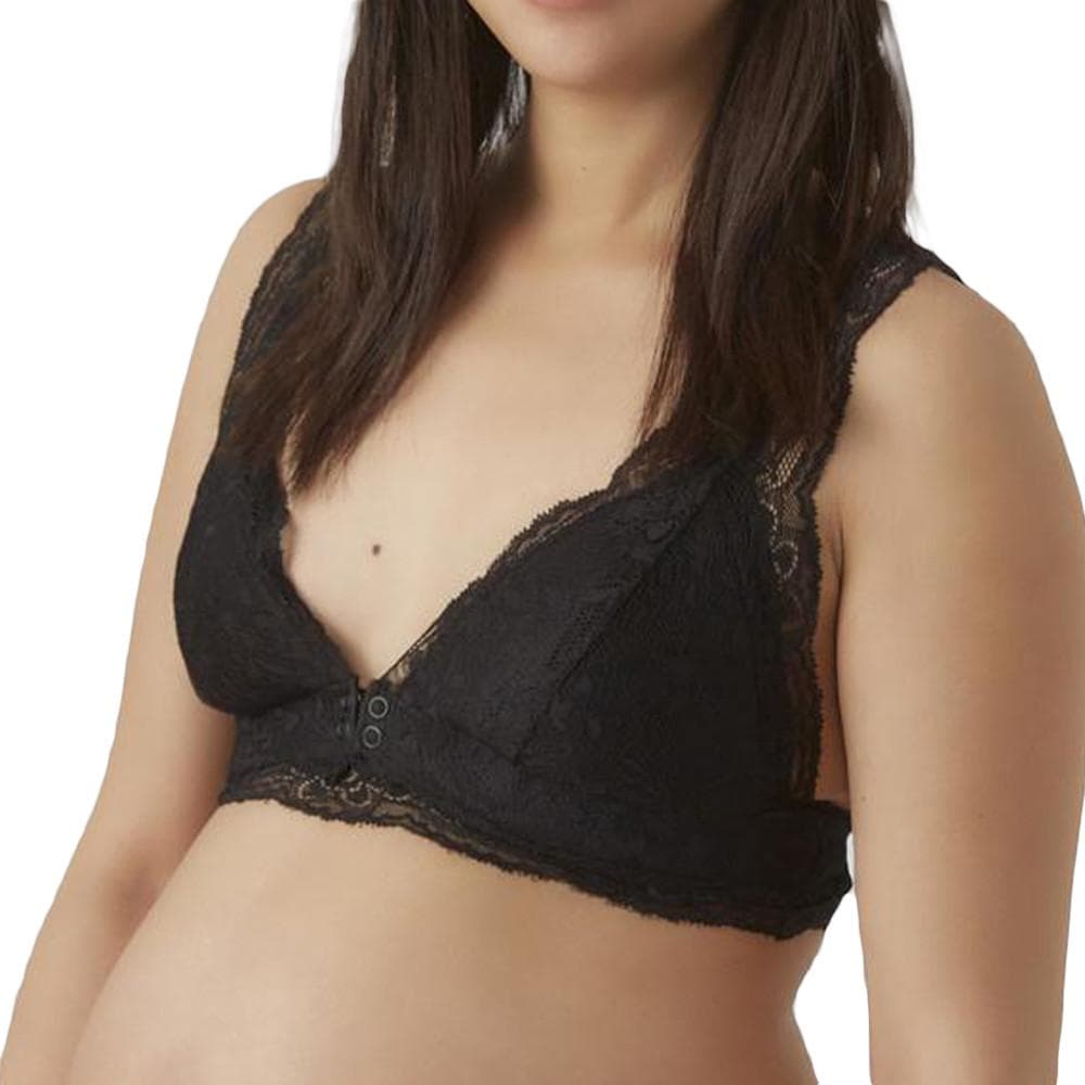 x2 Soutien gorge de Grossesse Orange/Noir Femme Mamalicious Enia 2