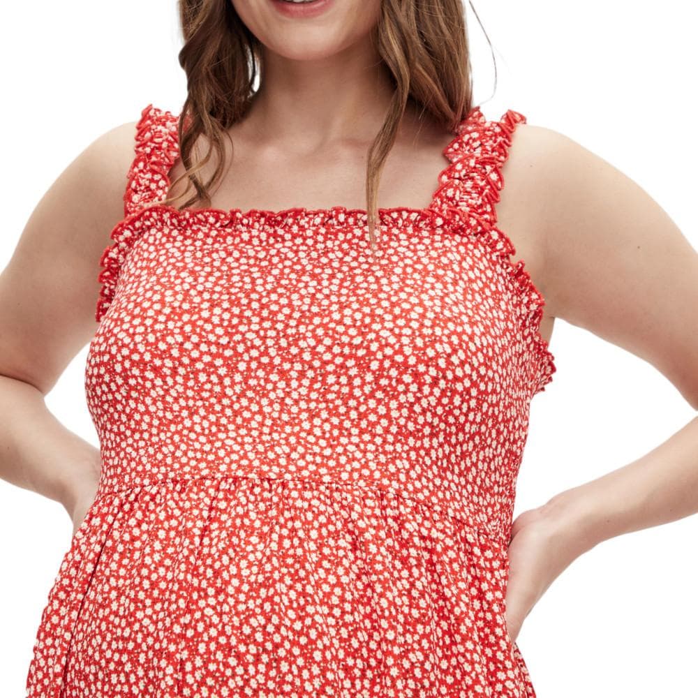 Robe Rouge Femme Mamalicious Bella 3