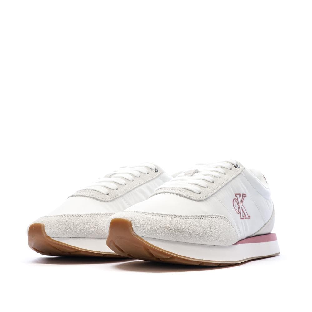 Baskets Blanc/Rouge Femme Calvin Klein Jeans Retro 6