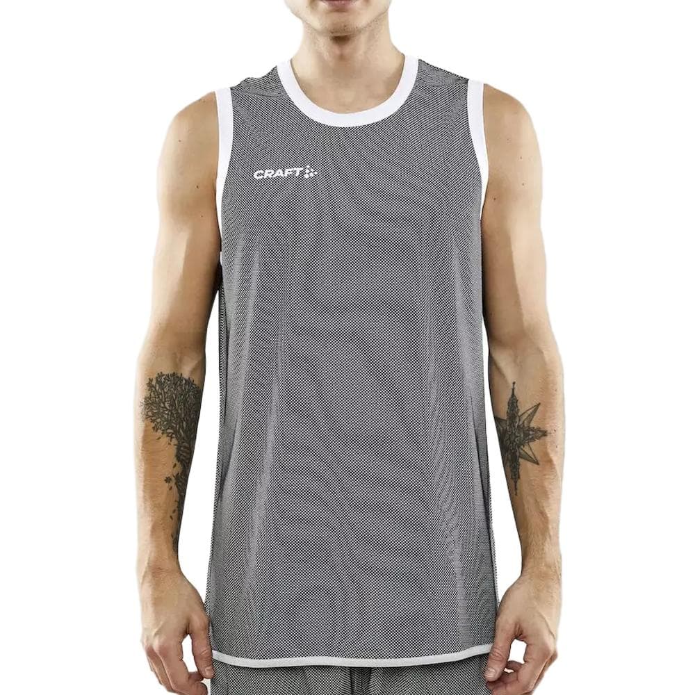 Maillot Basketball Réversible Noir/Blanc Craft Progress 1
