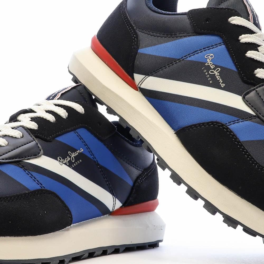 Baskets Marine/Noir Homme Pepe Jeans Foster 7