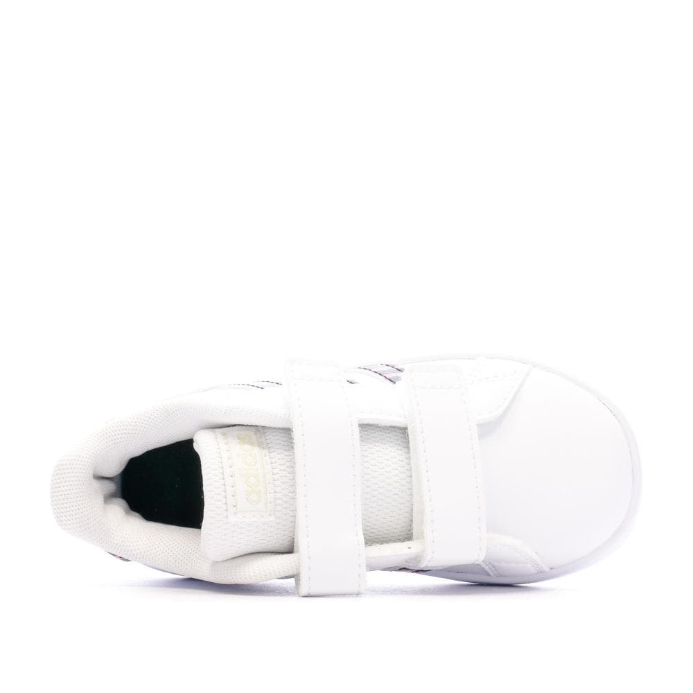 Baskets Blanche Garçon Adidas Grand Court Cf I 4