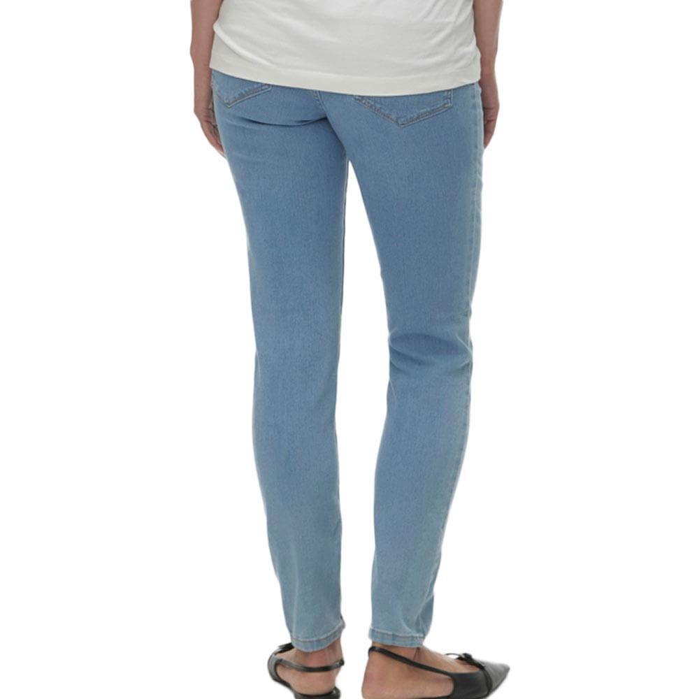 Jeans Skinny Bleu Femme Mamalicous Destroyed Light 2