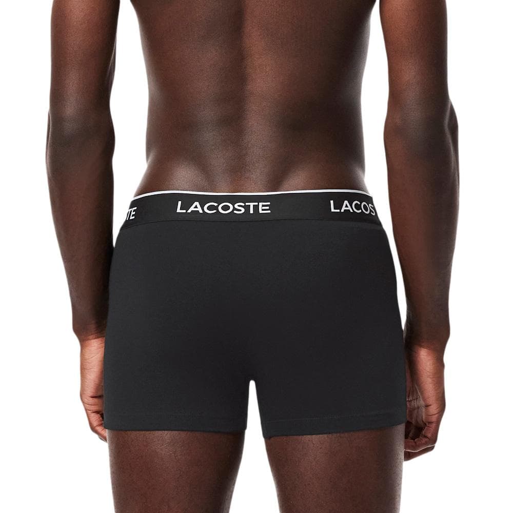 x3 Boxers Noires Homme Lacoste 5H1300 2