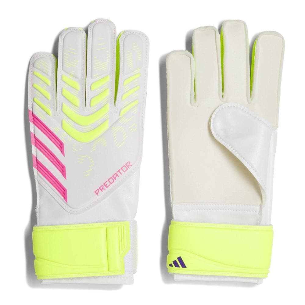 Gants de Gardien Blanc/Jaune Homme Adidas Pred 1