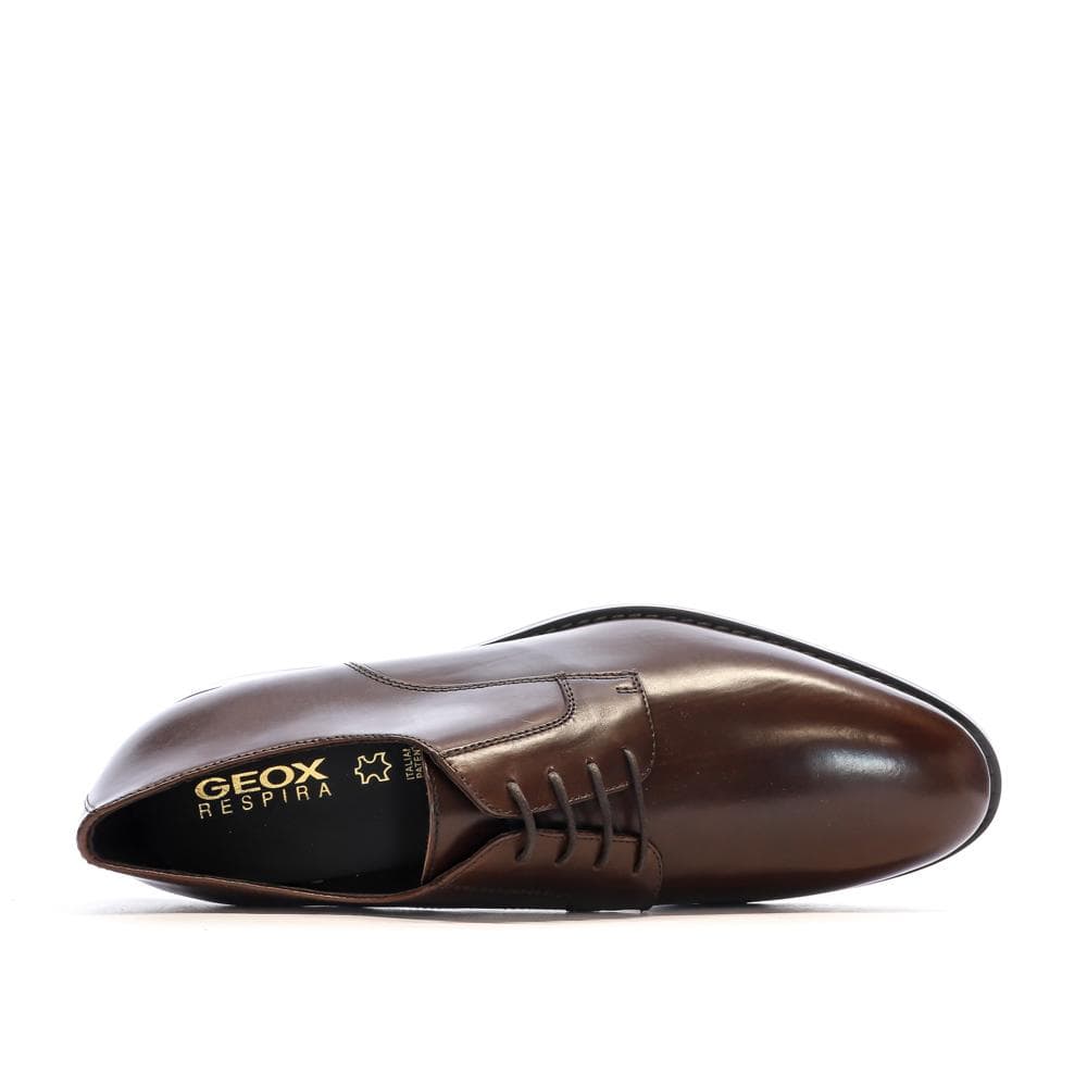Chaussures de Ville Marron Homme Geox Hampstead 4