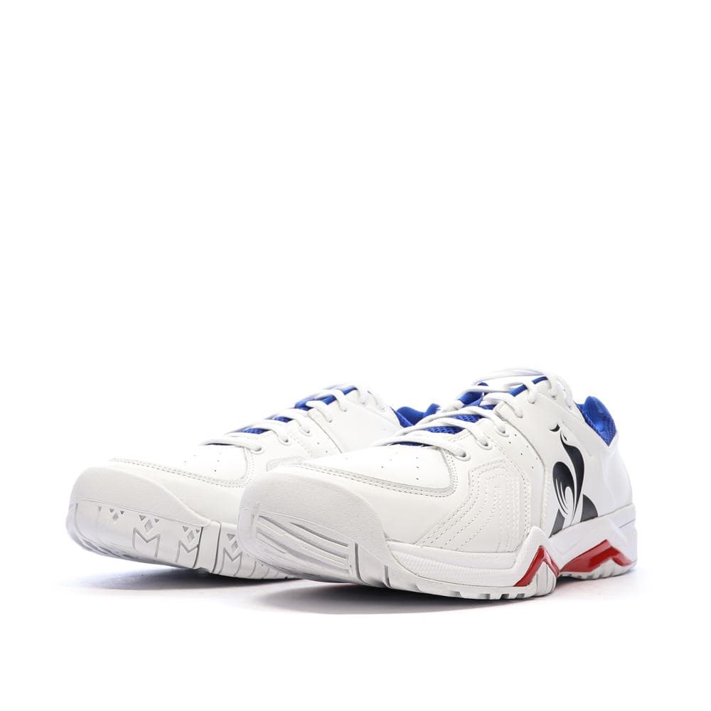 Baskets Blanches/Bleu/Rouges Homme Le Coq Sportif Gasquet 6