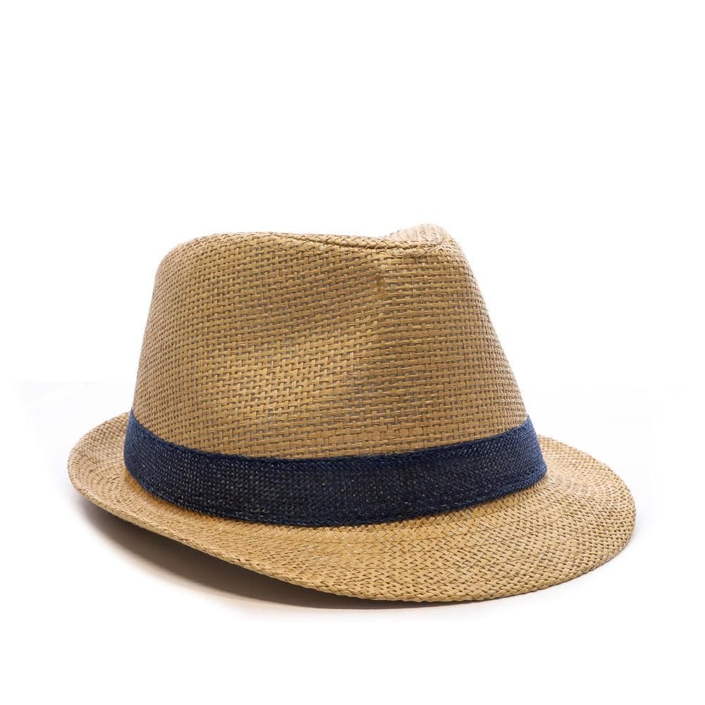 Chapeaux de Paille Beige/Marine Homme Via Lorenzo Ocean 2