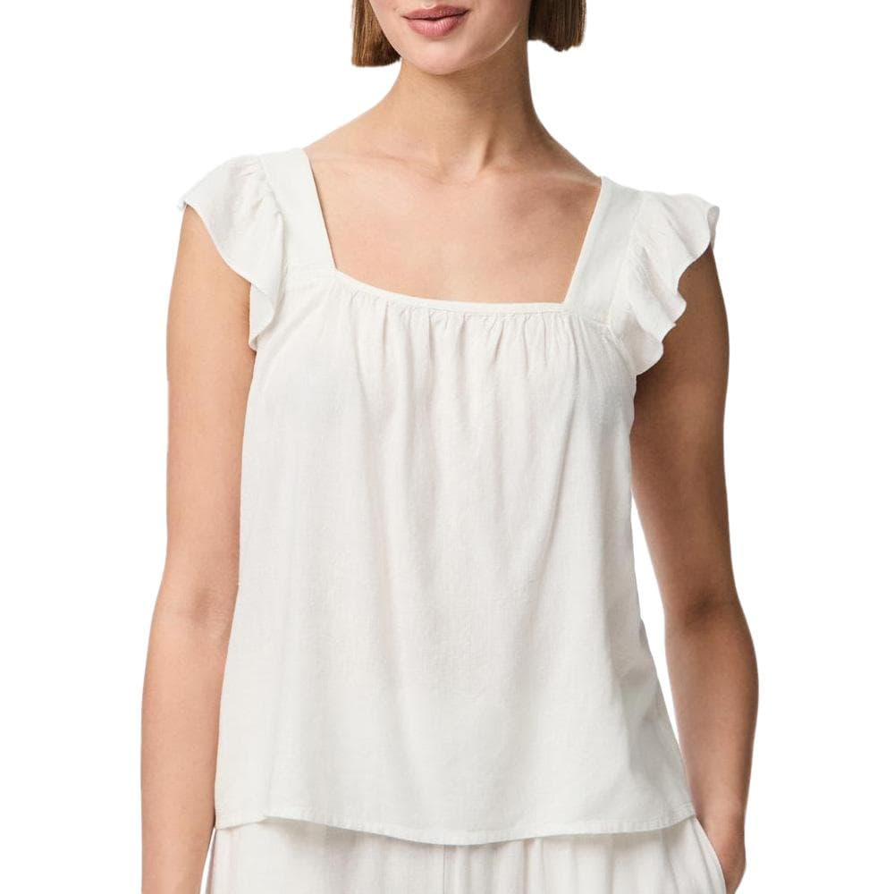 Débardeur Blanc Femme Pieces Pia 1