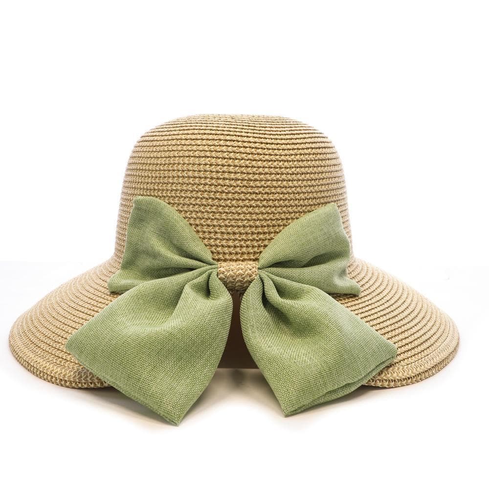 Chapeau de Paille Vert Femme Via Lorenzo Bohème 3