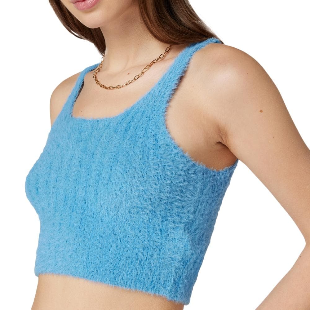 Crop Top Bleu Femme Noisy May Sweet 1