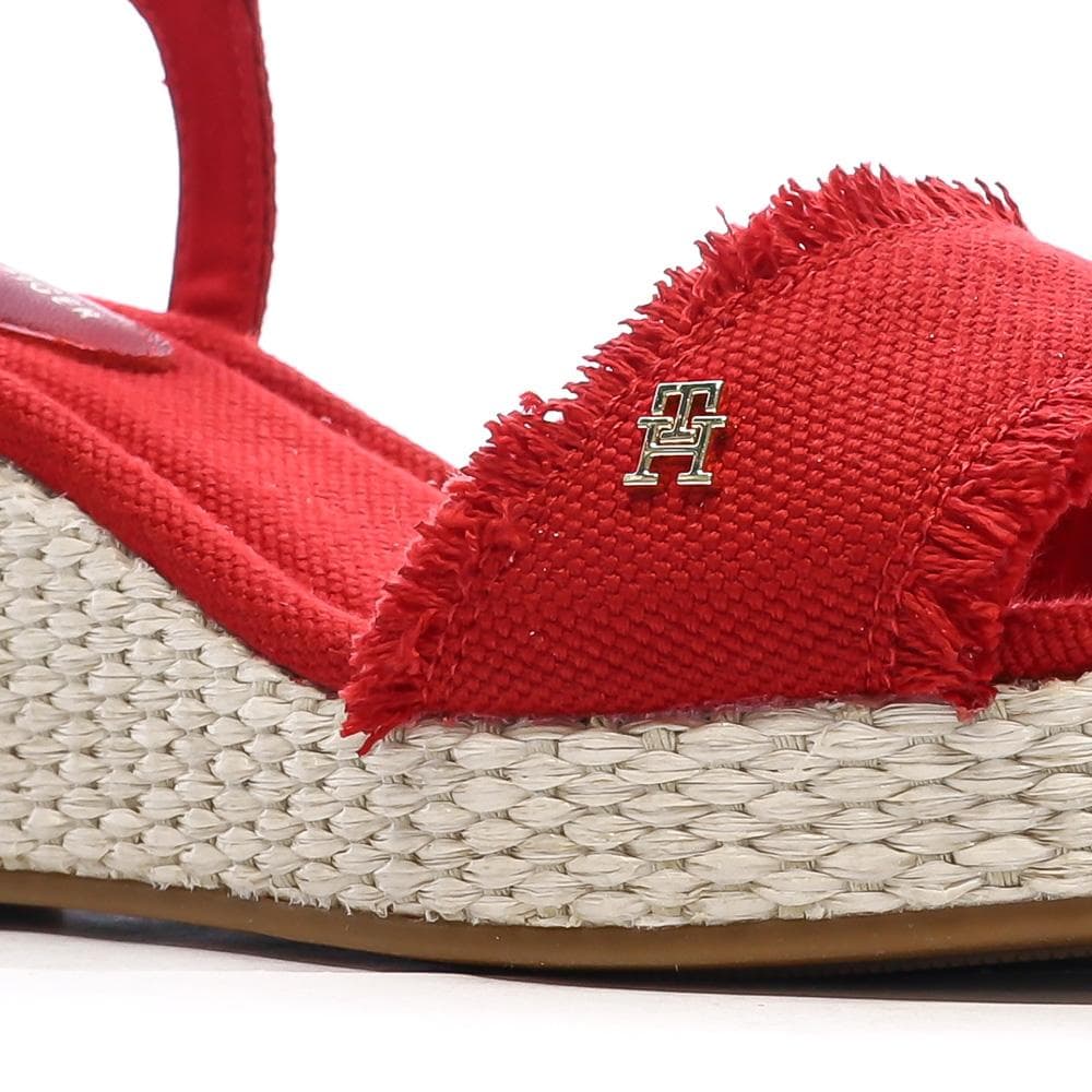 Sandales à Talons Rouge Femme Tommy Hilfiger Wedgeee 7