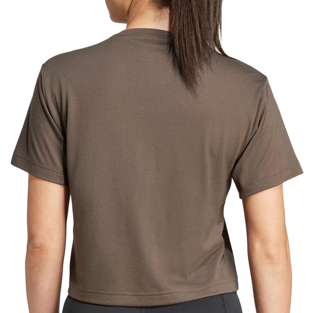 T-Shirt Kaki Femme Adidas Essentials 2
