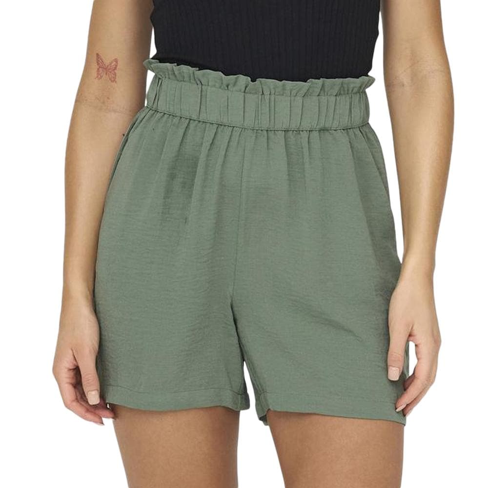 Short Kaki Femme JDY Paperbag 1