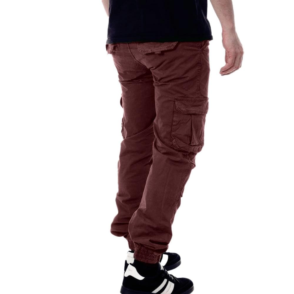 Pantalon Cargo Bordeaux Homme Paname Brothers Carlos 2