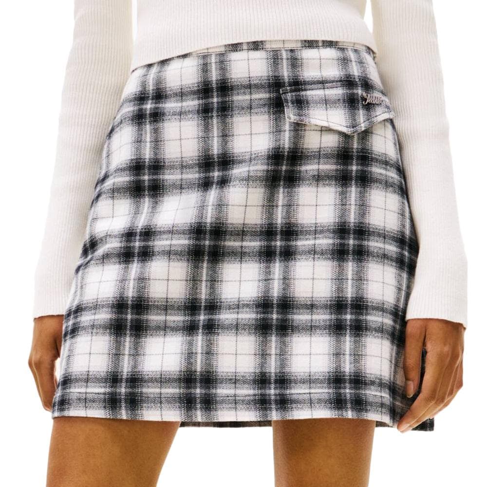 Jupe Blanc/Noir Femme Tommy Hilfiger Aline 1