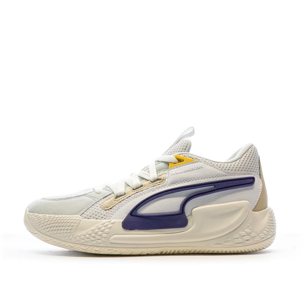 Chaussures de Basket Homme Blanc Puma Court Rider 1