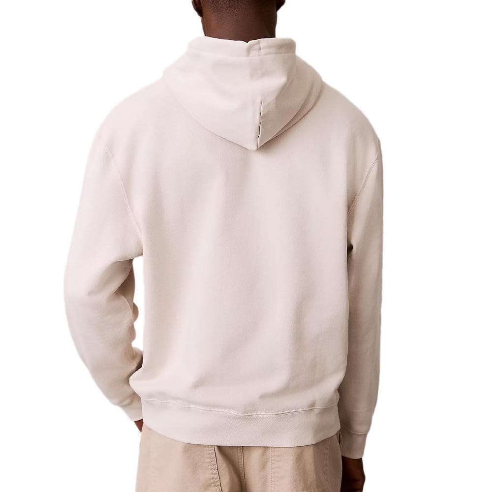 Sweat à Capuche Écru Homme Calvin Klein Jeans 350 2