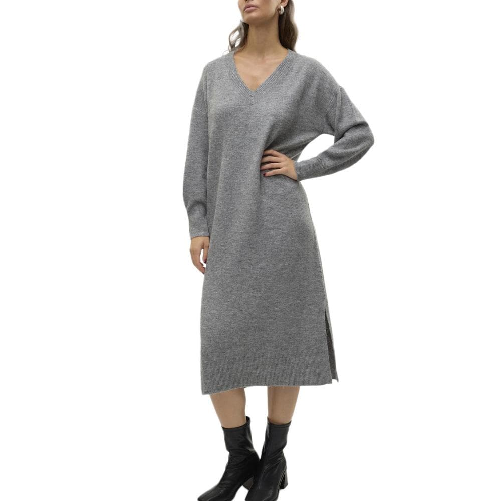 Robe Grise Femme Vero Moda Jupiter 1