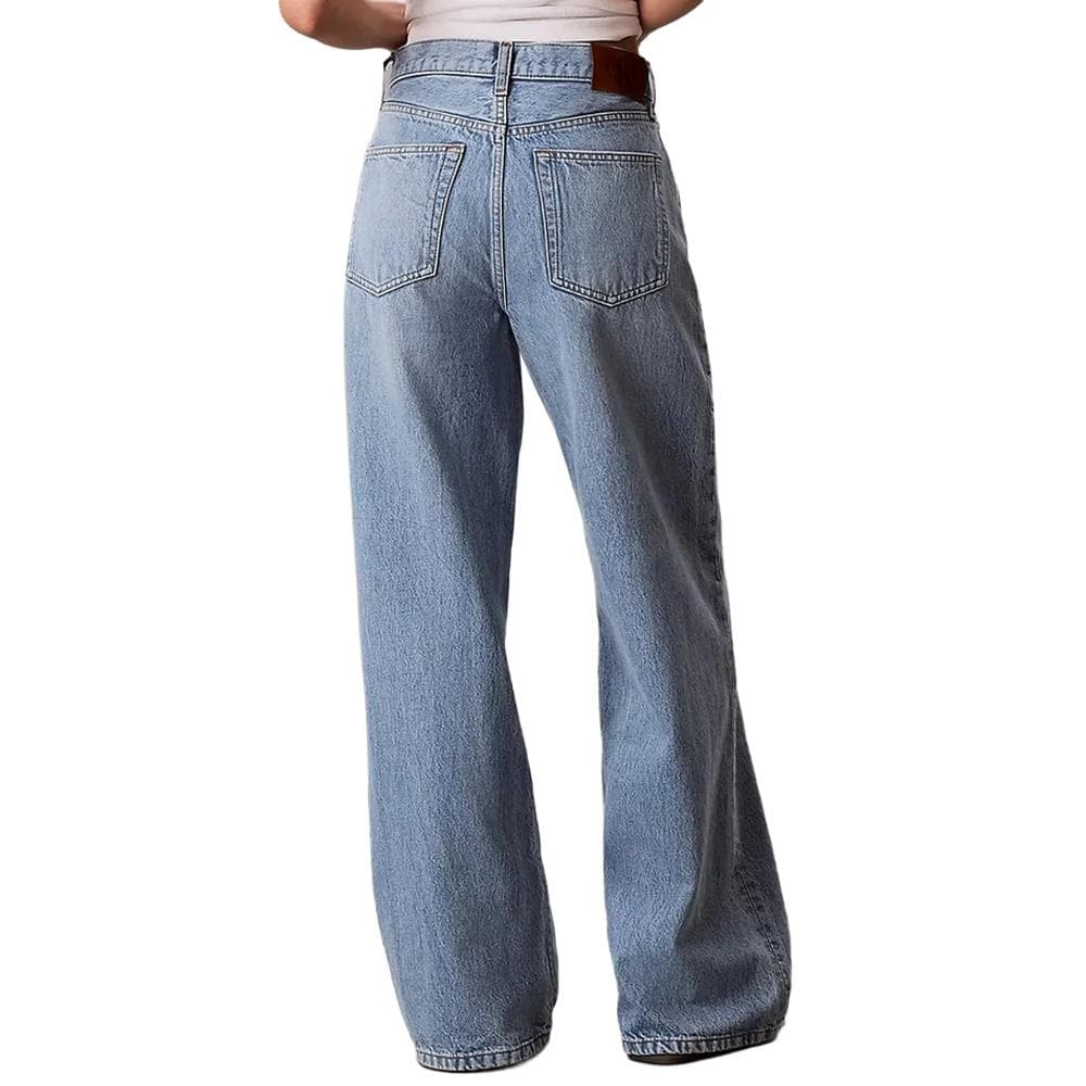 Jean Bleu Femme Calvin Klein Jeans Low Rise Baggyy 2
