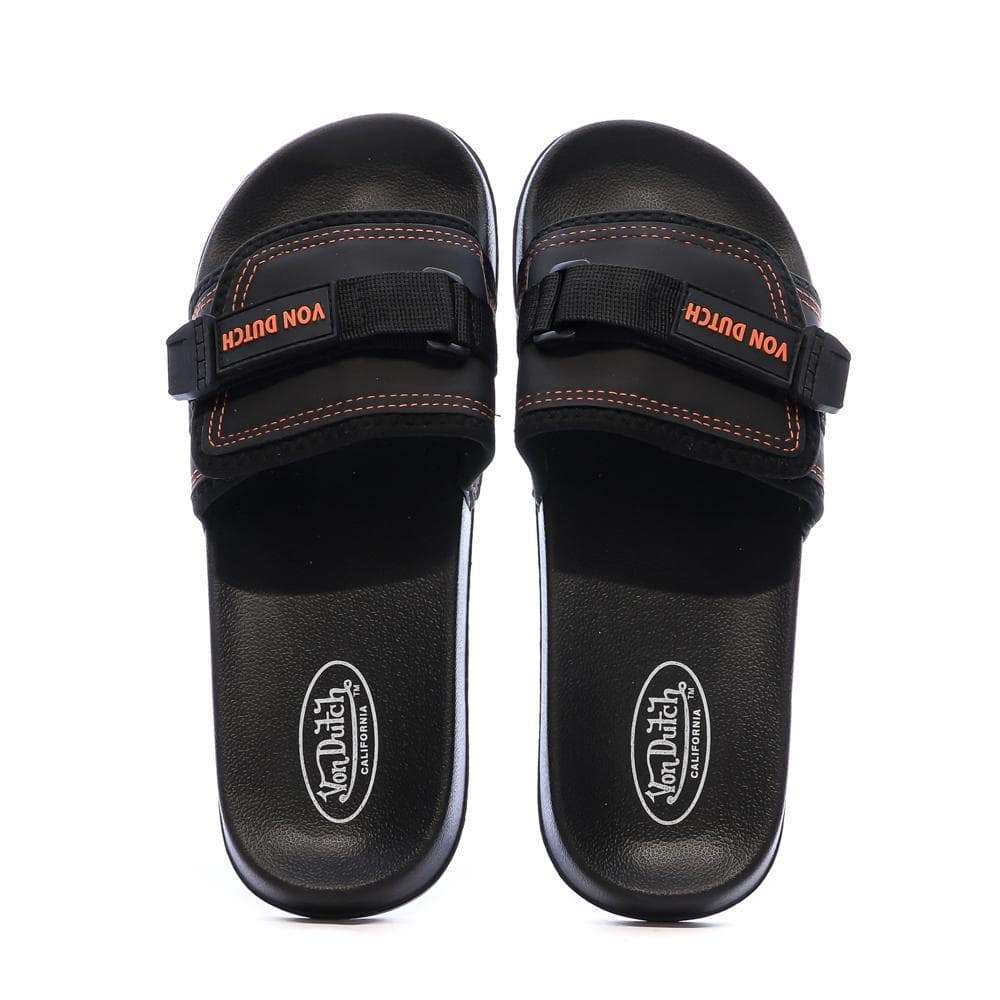 Claquettes Noires/Rouges Homme Von Dutch MALIBU 3