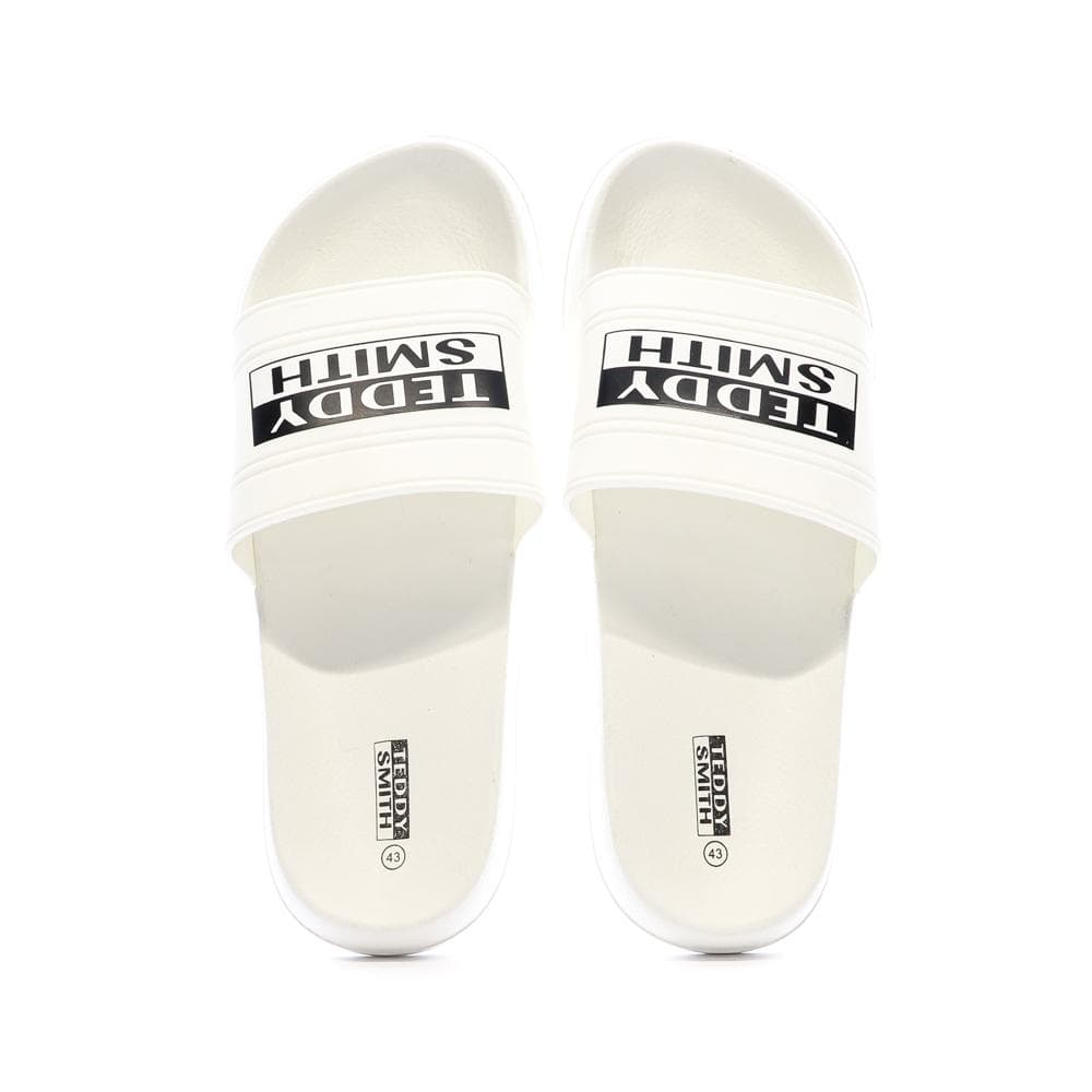 Claquettes Blanches Homme Teddy Smith 3