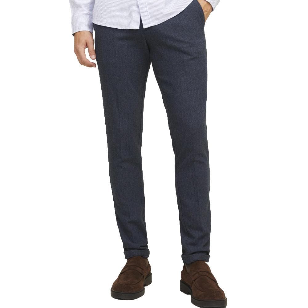 Pantalon Marine Chiné Homme Jack & Jones Marco 1