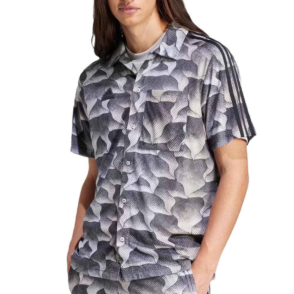 T-Shirt Gris/Noir Femme Adidas Tiro Aopshirt 1