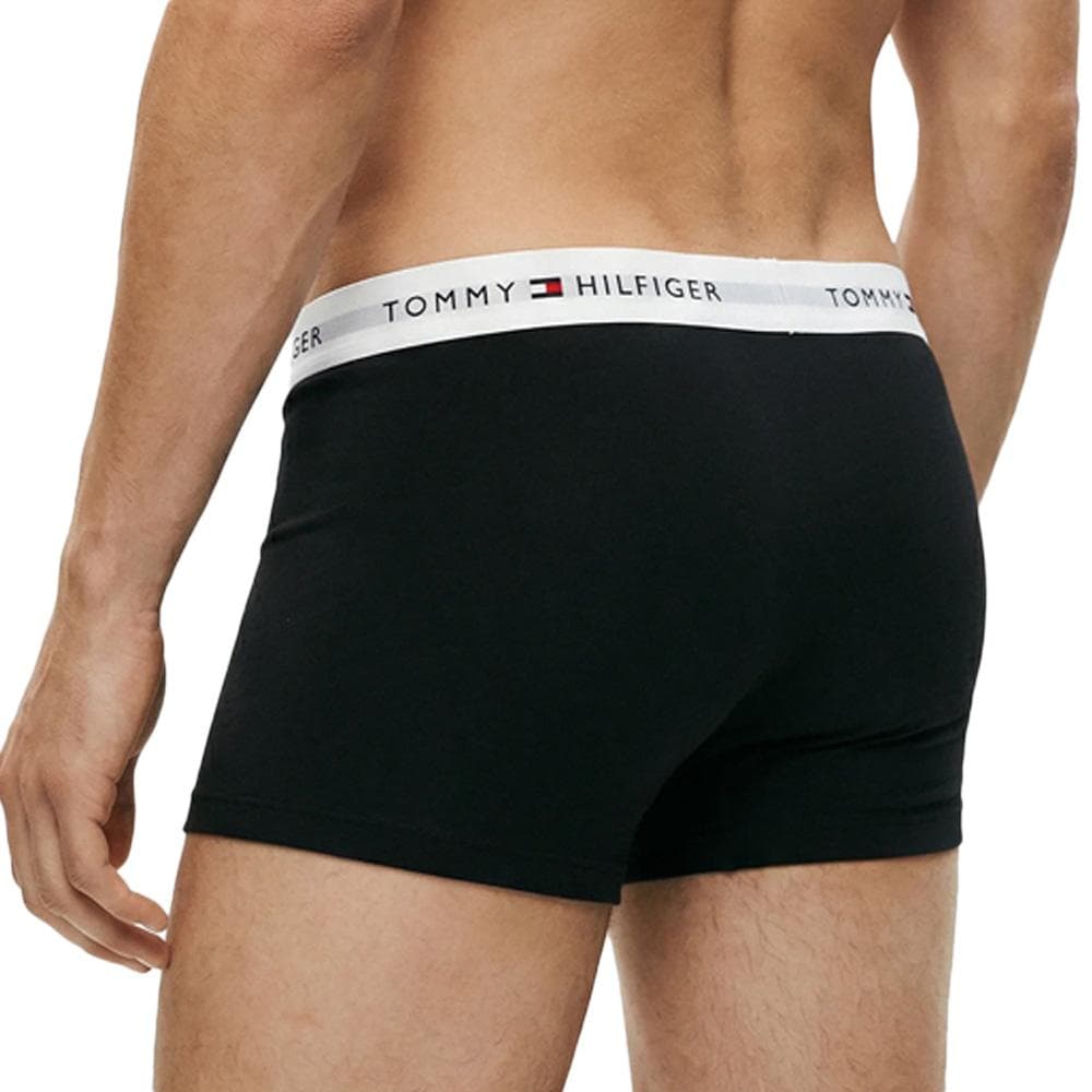 X3 Boxers Noir Homme Tommy Hilfiger Low Rise Trunk 3