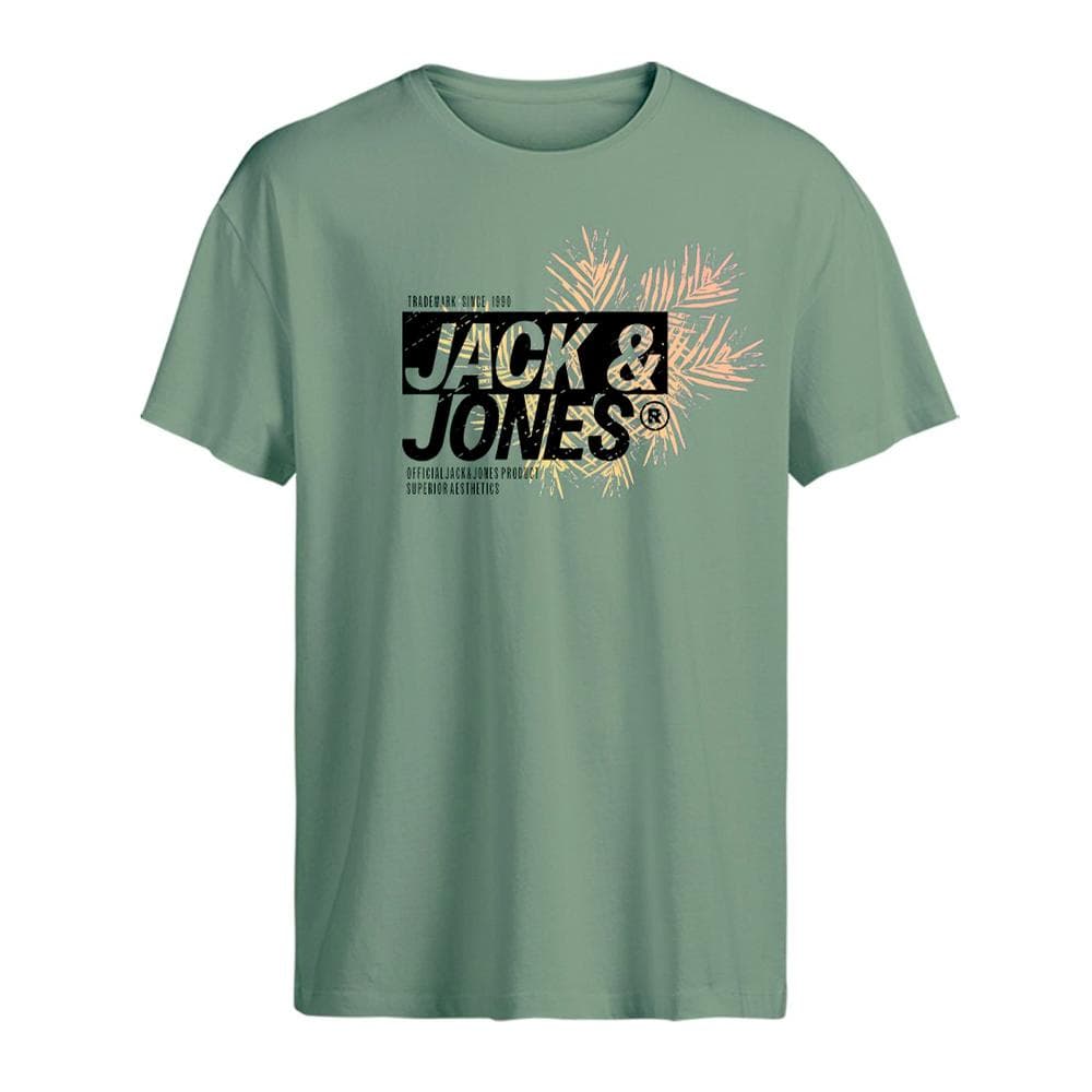 T-shirt Kaki Homme Jack & Jones Axon 1