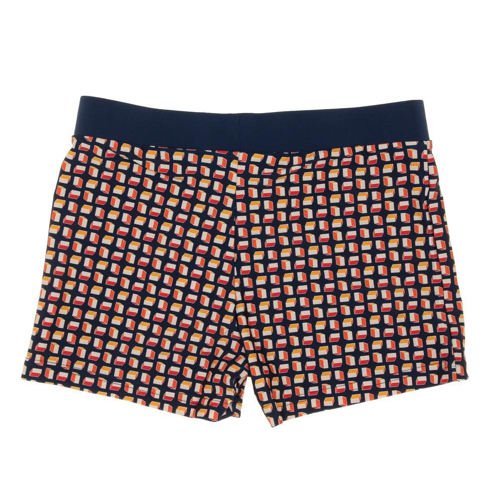 Boxer de Bain Marine/Orange Homme Sun project Geocubes 2