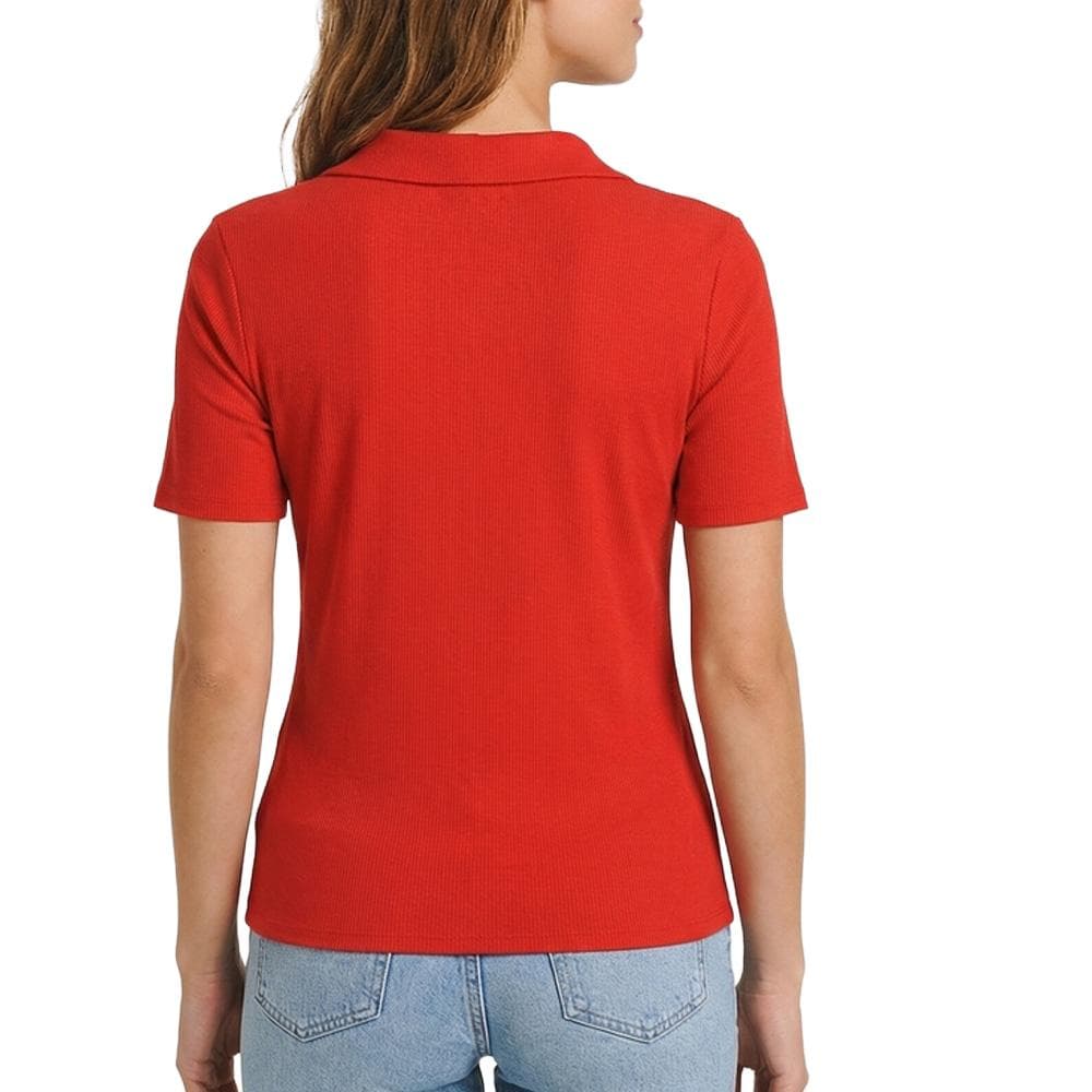 Polo Rouge Femme Morgan DROSSO 2