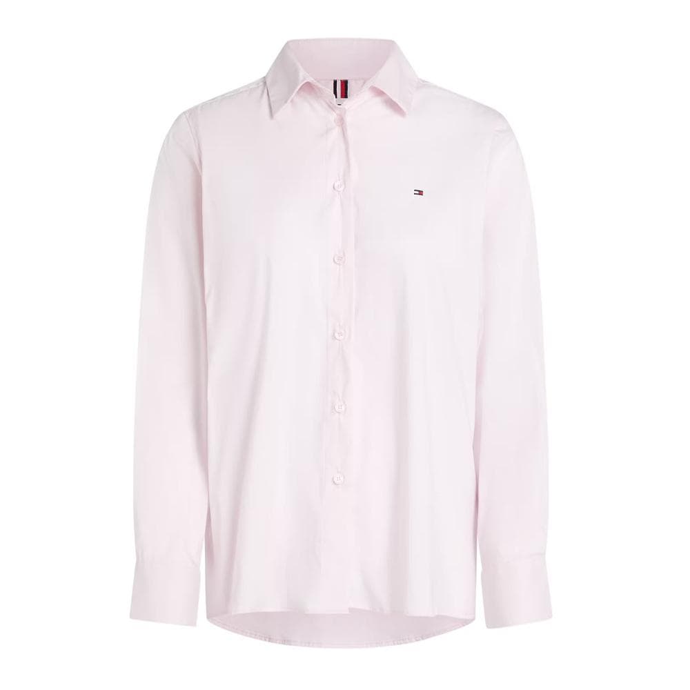 Chemise Rose Femme Tommy Hilfiger Ess Poplin Regular S 1