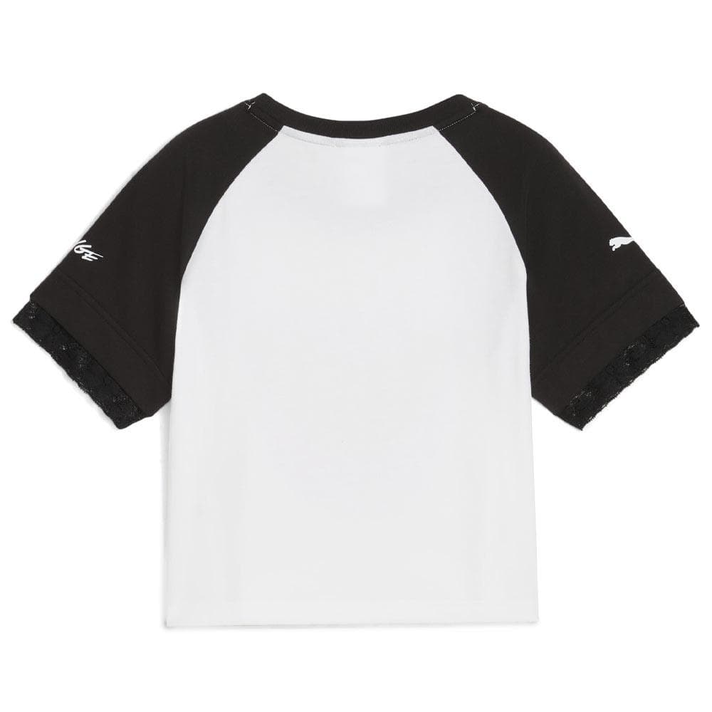 T-Shirt Blanc/Noir Femme Puma Rocky 2