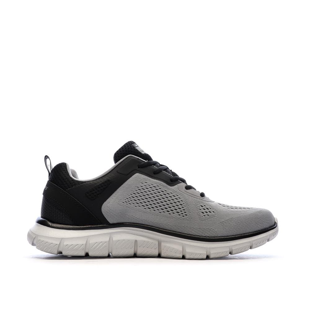 Baskets Grise Homme Skechers Track - Broader 2
