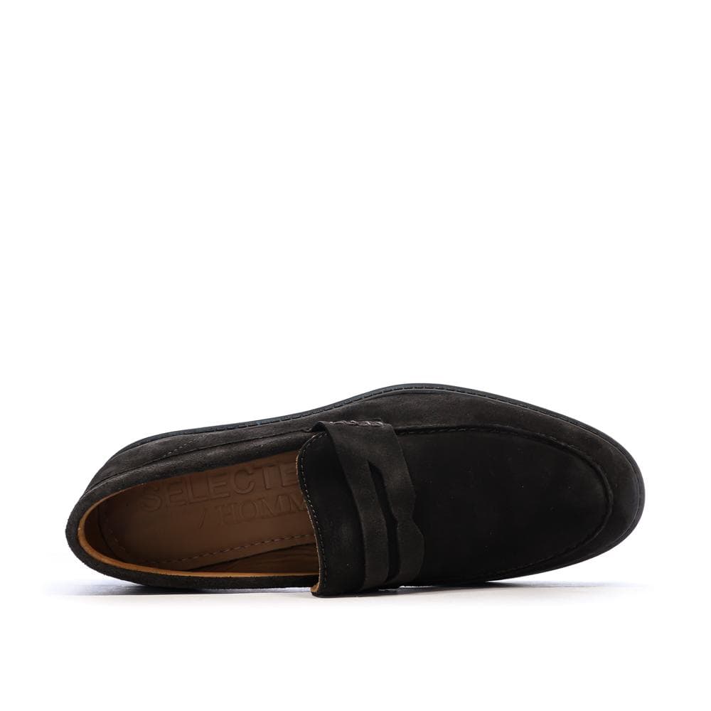 Mocassins en Daim Marron Homme Selected Suede Penny 4