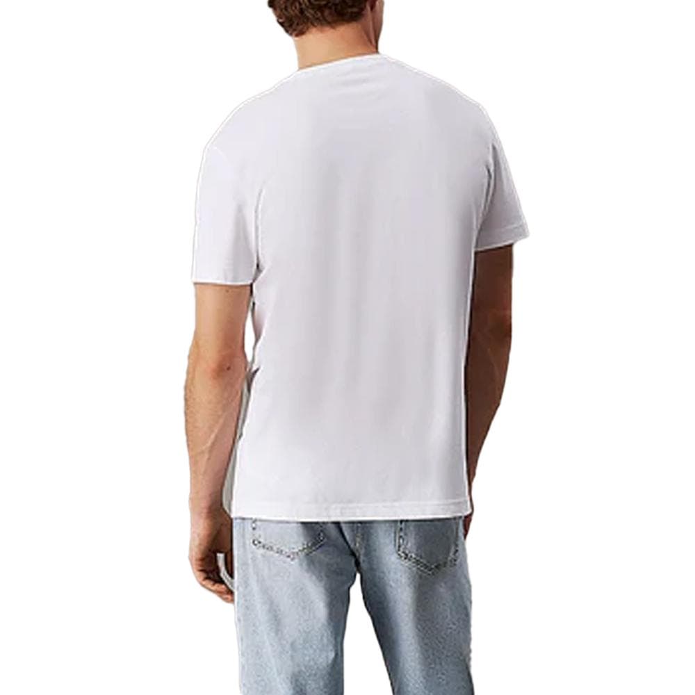 T-shirt Blanc Homme Calvin Klein Jeans Shadow 2