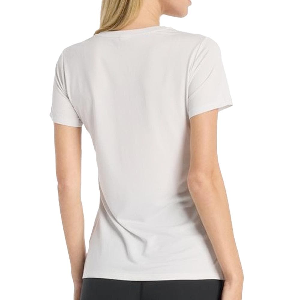 T-Shirt de Sport Blanc Femme New Balance Sport Sleeve 2