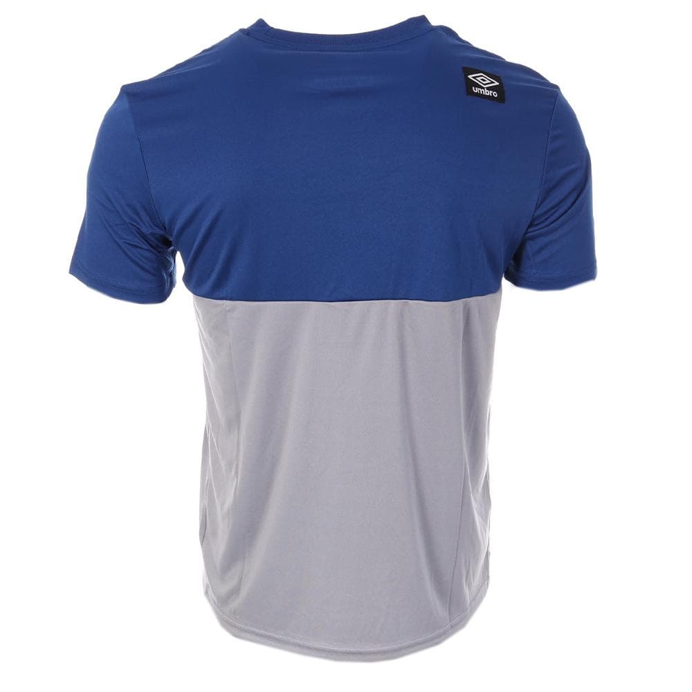 T-Shirt Gris/Bleu Homme Umbro Spa Net 2