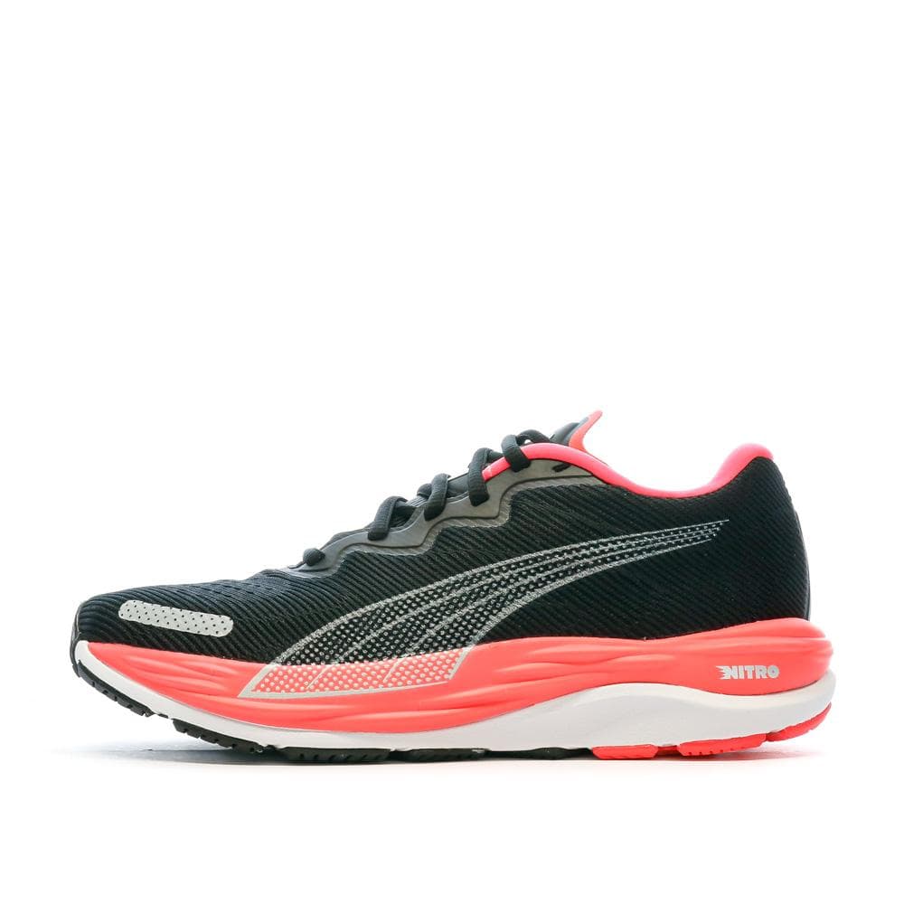 Chaussures de Running Noir/Rose/Blanc Femme Puma Velocity Nitro 2 1