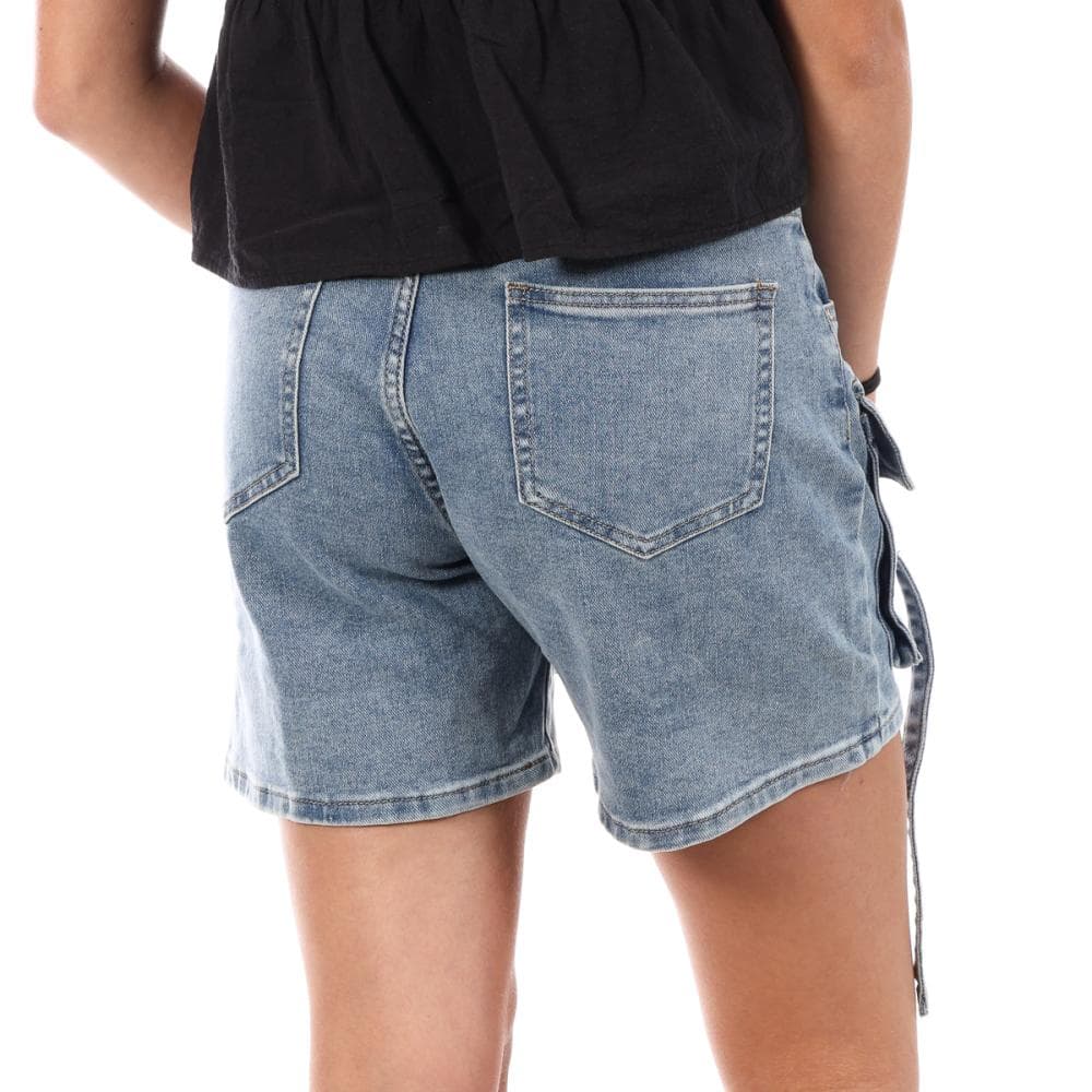 Short en Jean Bleu Femme Monday Premium Short Cargo 2