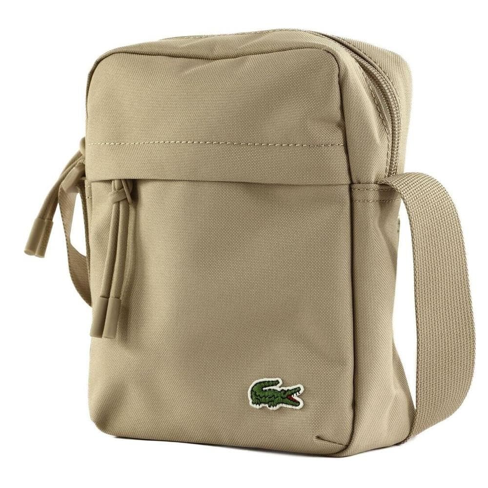 Sacoche Beige/Kaki clair Mixte Lacoste Neocroc 3