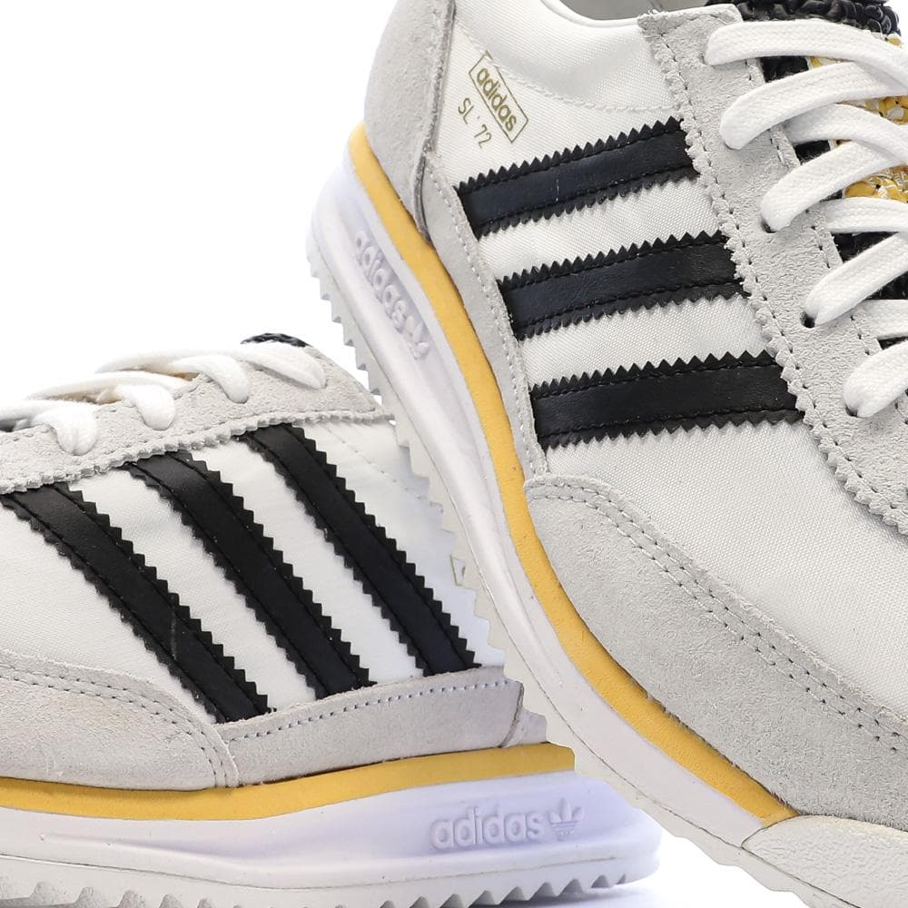Baskets Blanches/Noires/Jaunes Enfant Adidas 72 Rs 7