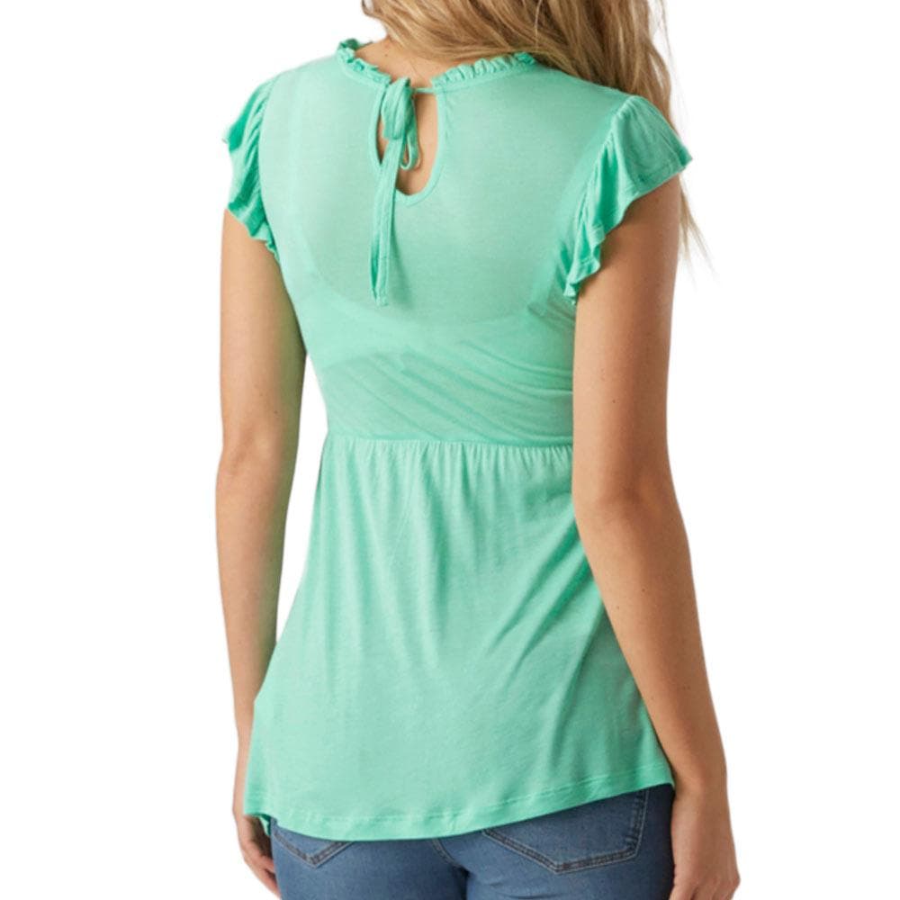 Top de Grossesse Vert Femme Mamalicious 20015684 2