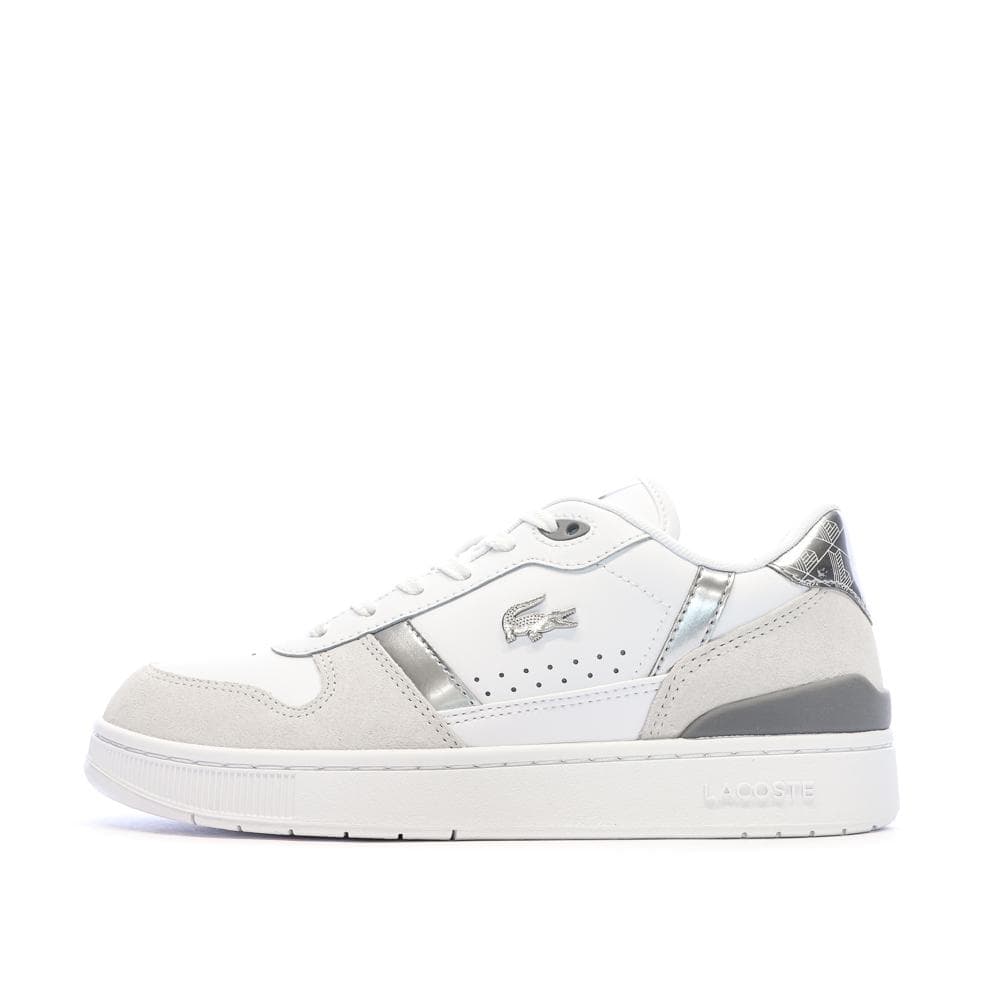 Basket Blanc/Gris Femme Lacoste T-clip Set 224 1